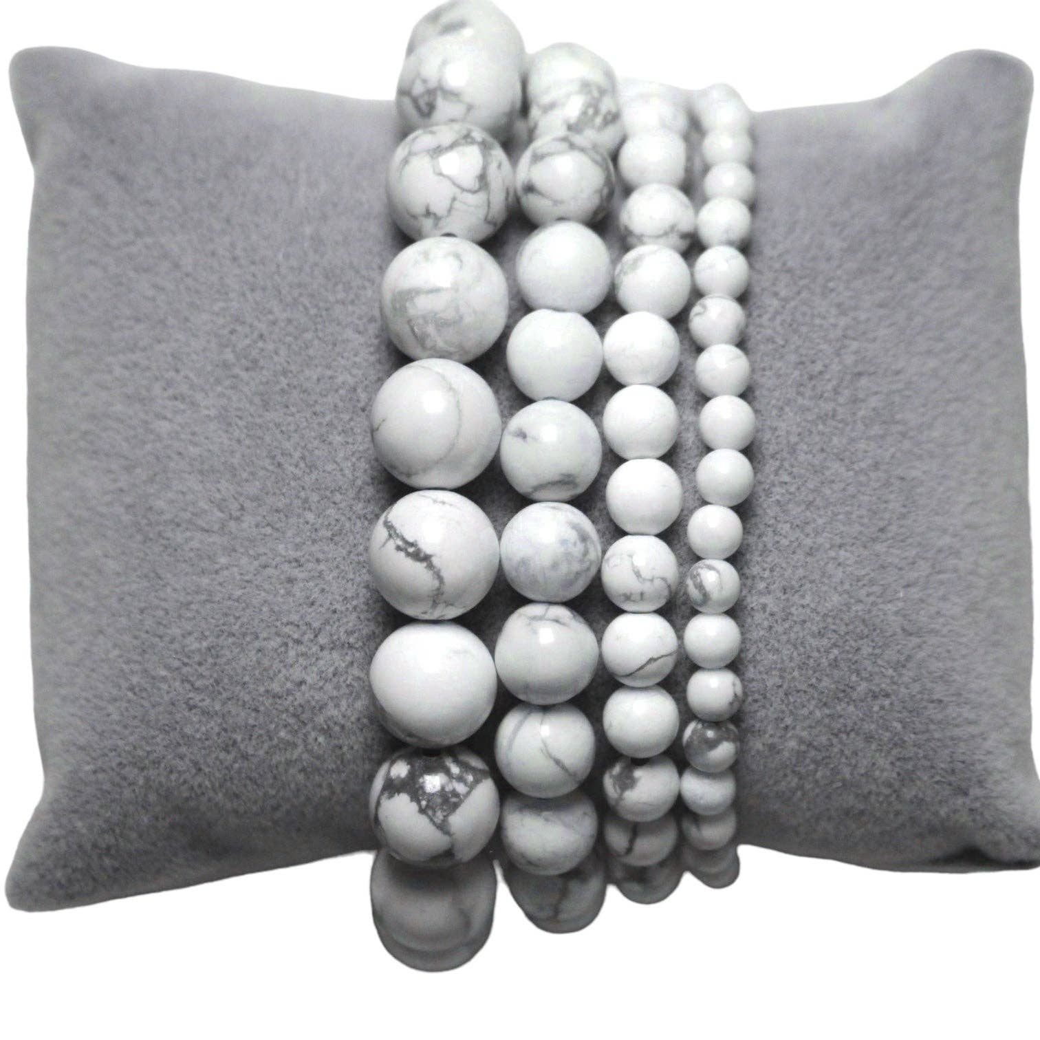 Bracelet Howlite Blanche - Anti-stress