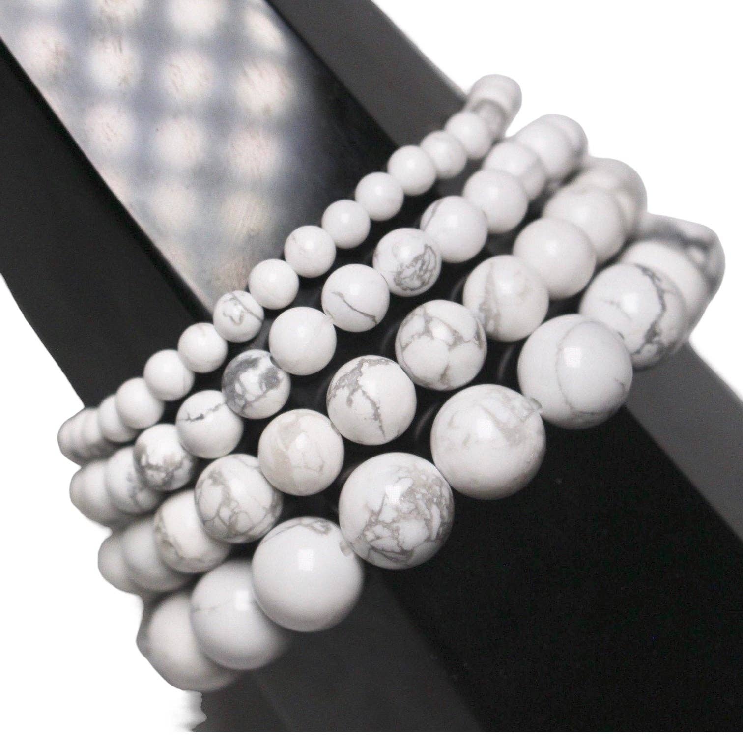 Bracelet Howlite Blanche - Anti-stress