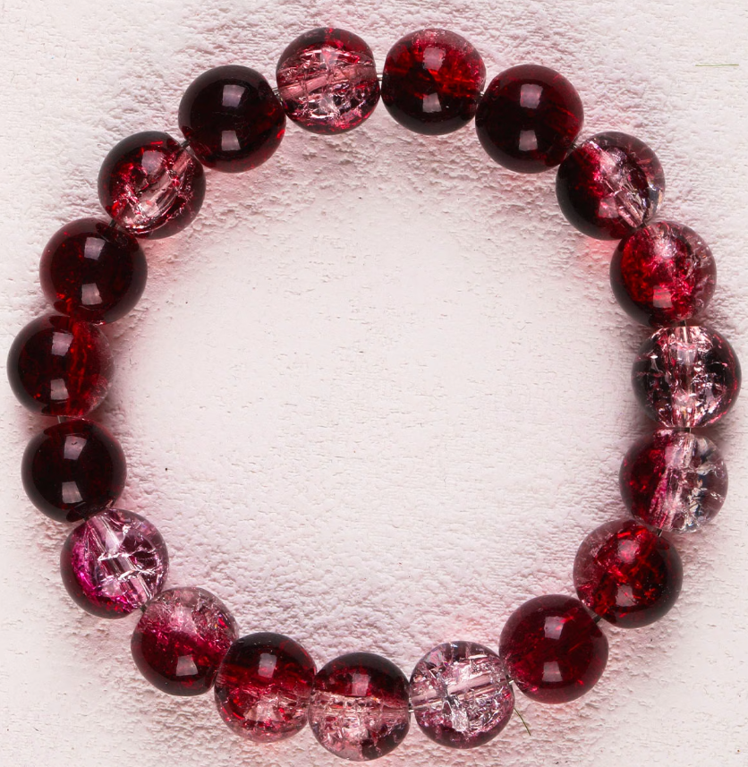 Bracelet Anti-Dépression en Agate Rouge (8 mm)