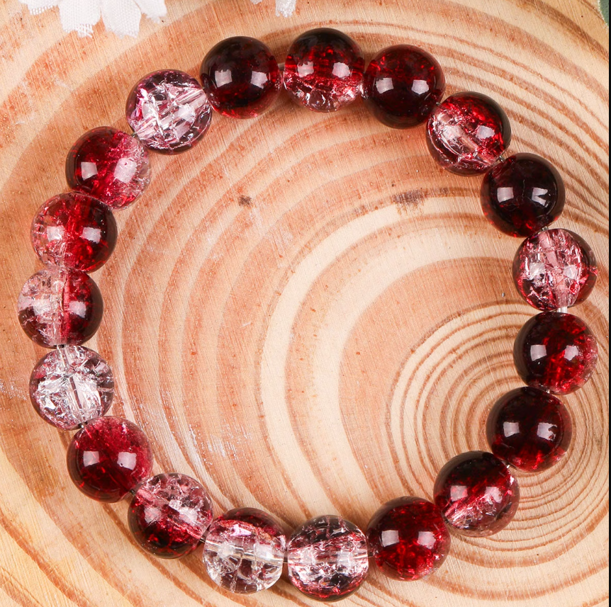 Bracelet Anti-Dépression en Agate Rouge (8 mm)