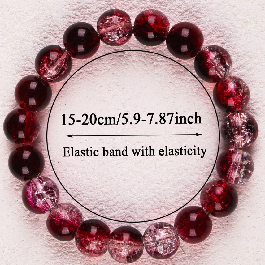 Bracelet Anti-Dépression en Agate Rouge (8 mm)