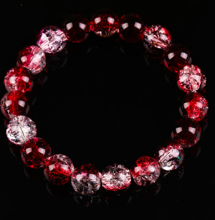 Bracelet Anti-Dépression en Agate Rouge (8 mm)